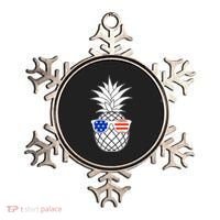 USA Pineapple With Sunglasses Ornament thumb 0