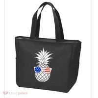 USA Pineapple With Sunglasses Tote Bag thumb 3
