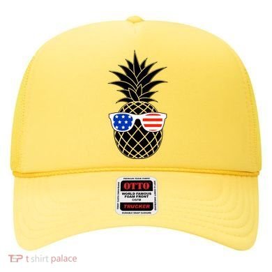 USA Pineapple With Sunglasses Hat