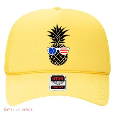 USA Pineapple With Sunglasses Hat