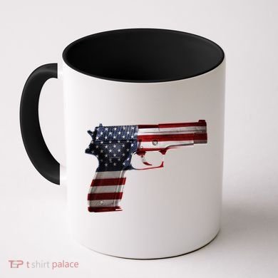 USA Pistol Gun Coffee Mug