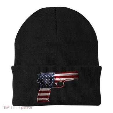USA Pistol Gun Beanie