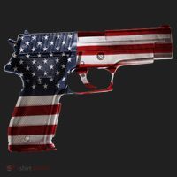 USA Pistol Gun Beanie thumb 2