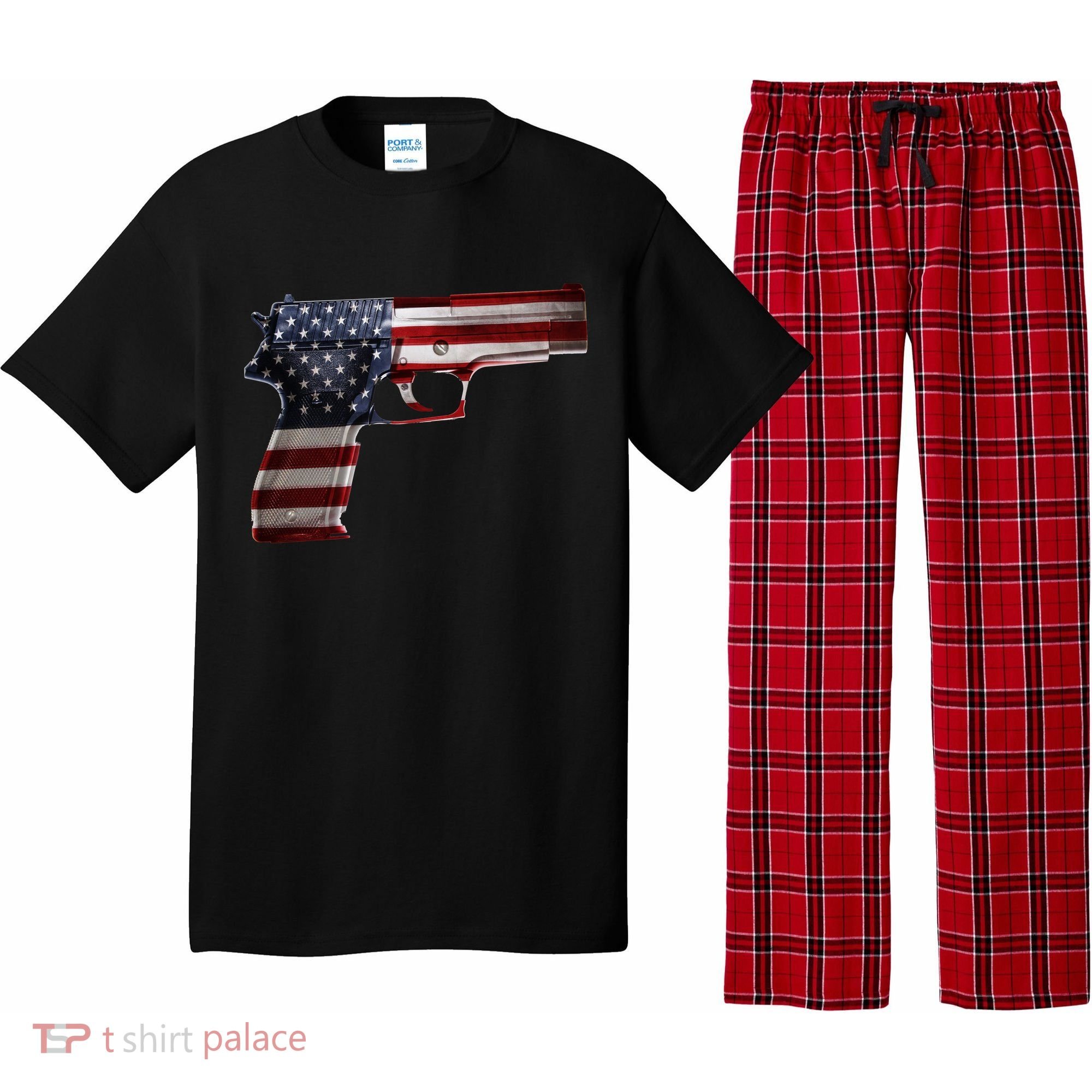 USA Pistol Gun Pajama Set
