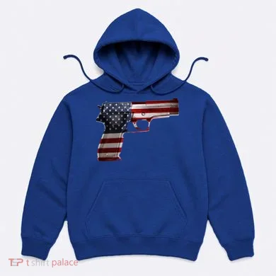 USA Pistol Gun Hoodie