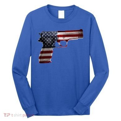 USA Pistol Gun Long Sleeve Shirt