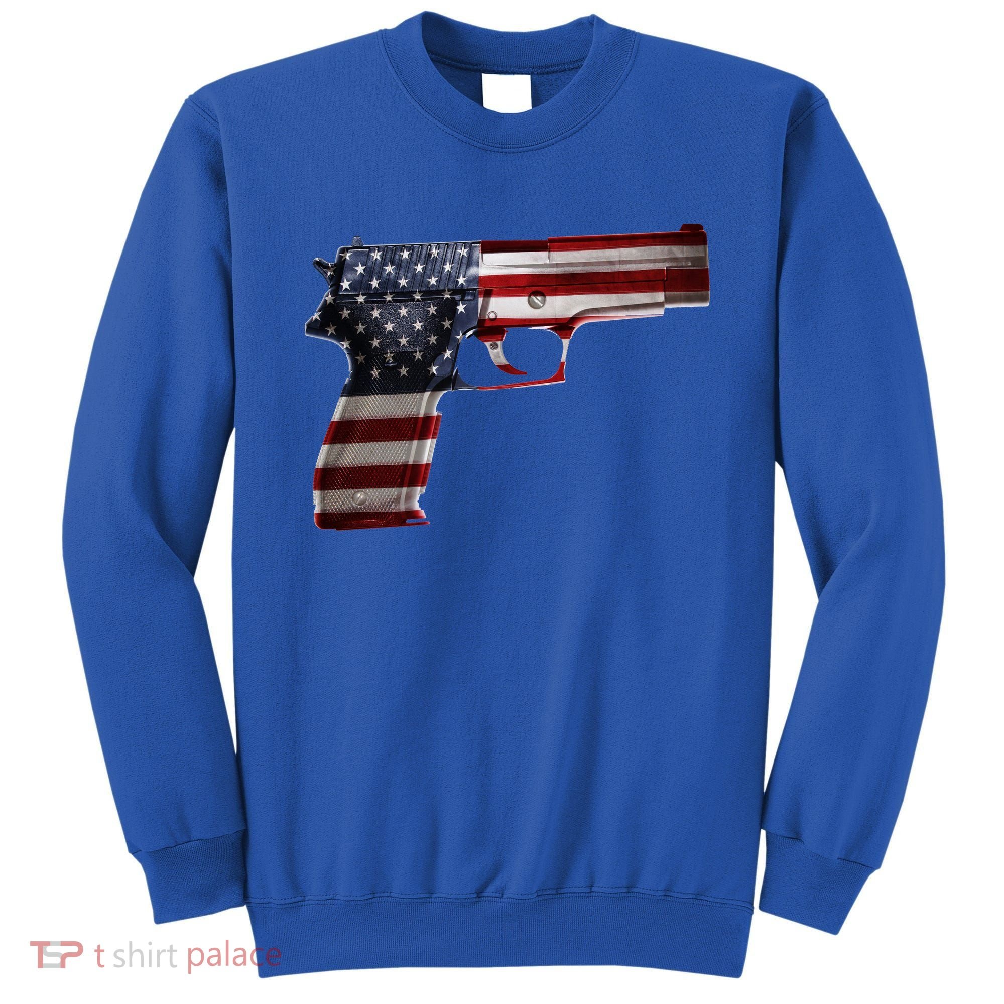 USA Pistol Gun Sweatshirt