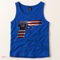 USA Pistol Gun Tank Top thumb 2
