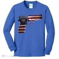 USA Pistol Gun Kids Long Sleeve Shirt thumb 0