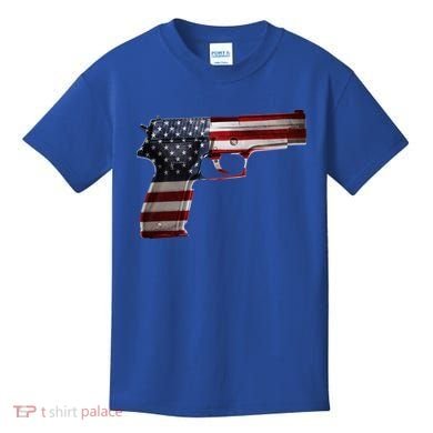 USA Pistol Gun Kids T-Shirt