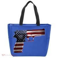 USA Pistol Gun Tote Bag thumb 0