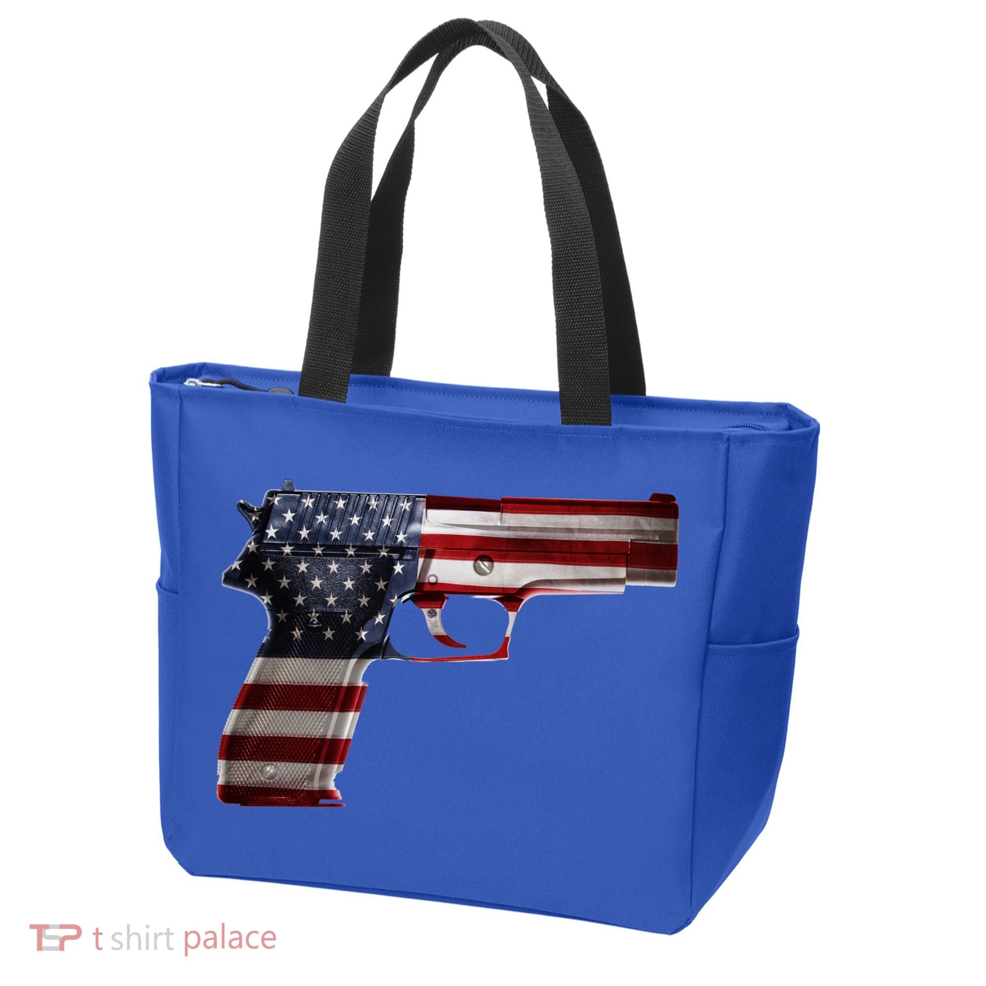 USA Pistol Gun Tote Bag