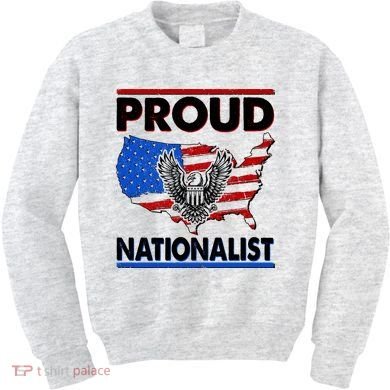 USA Proud Nationalist  Kids Sweatshirt