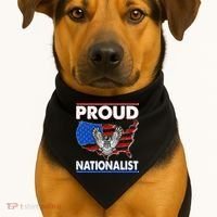 USA Proud Nationalist  USA-Made Doggie Bandana thumb 1