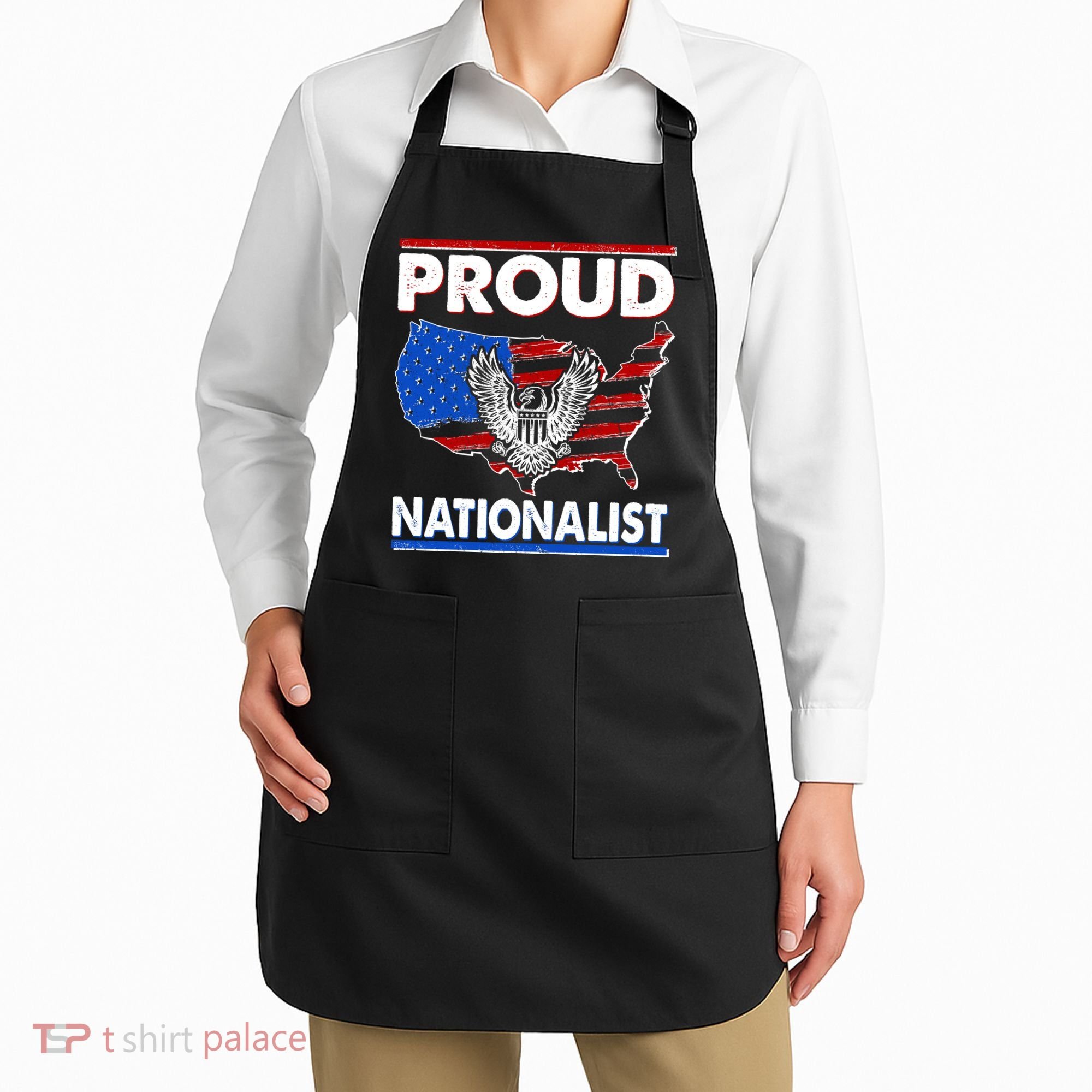 USA Proud Nationalist  Apron