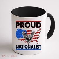 USA Proud Nationalist  Coffee Mug thumb 1