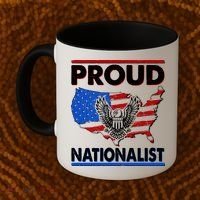 USA Proud Nationalist  Coffee Mug thumb 2