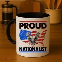 USA Proud Nationalist  Coffee Mug thumb 4
