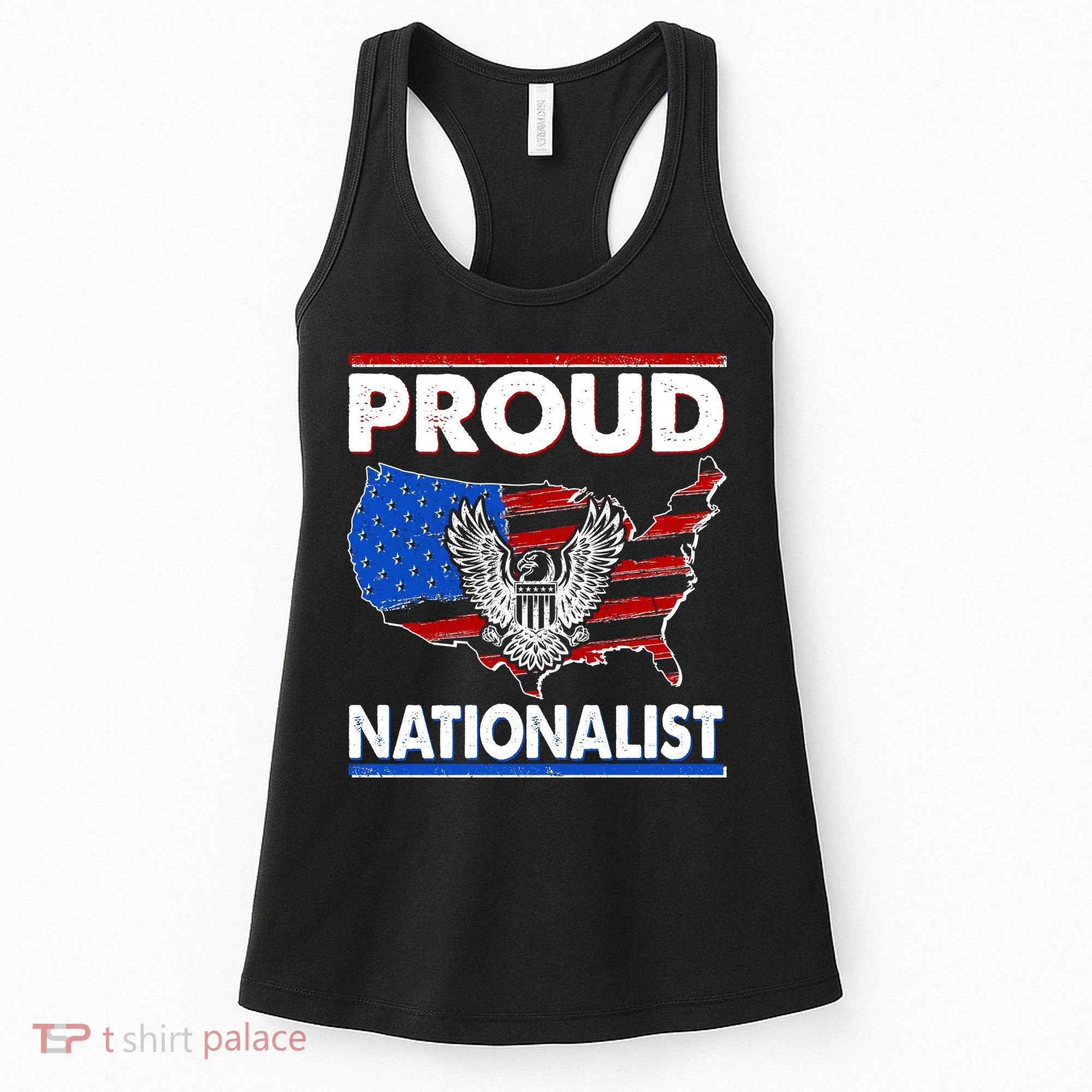 USA Proud Nationalist  Women's Tank Top