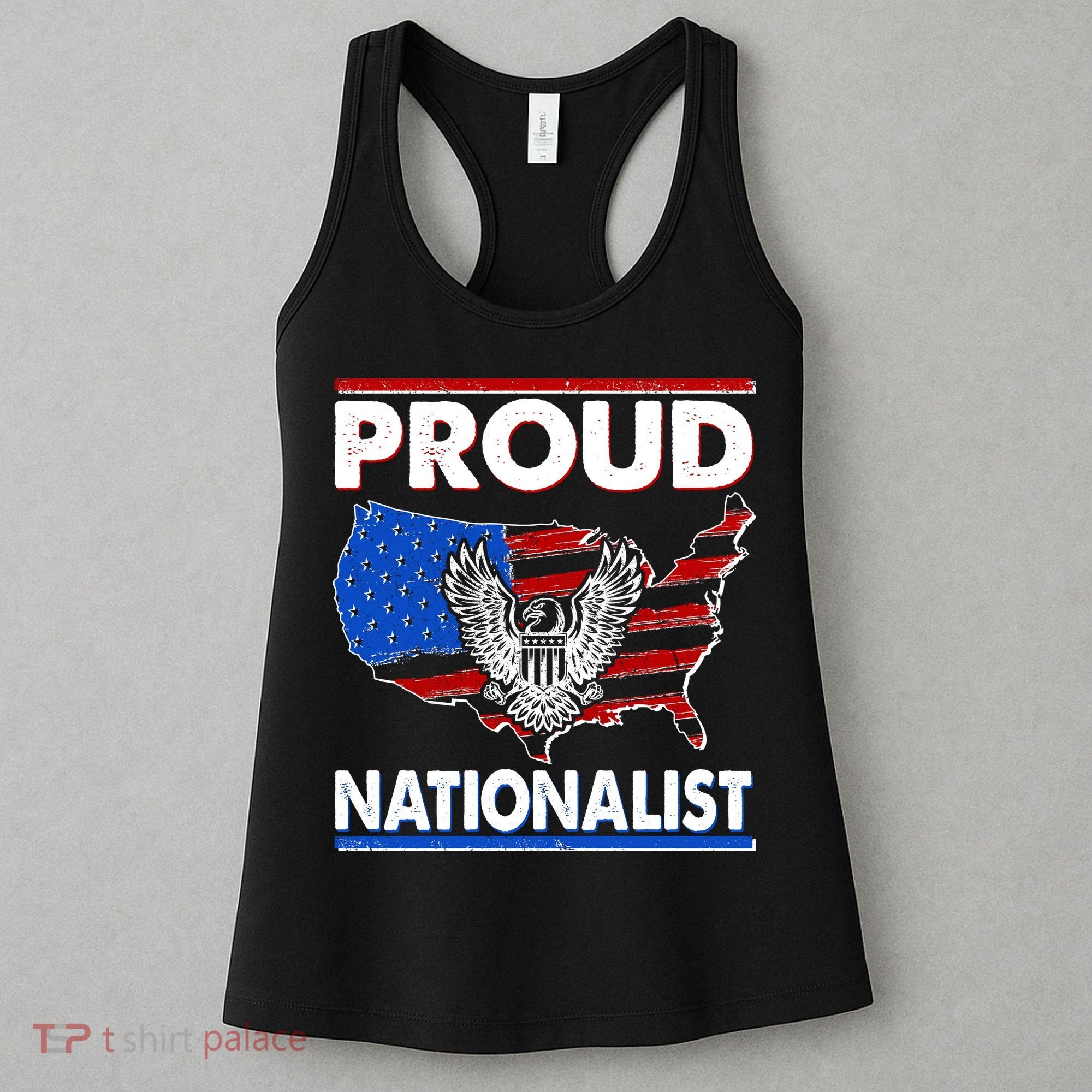 USA Proud Nationalist  Women's Tank Top