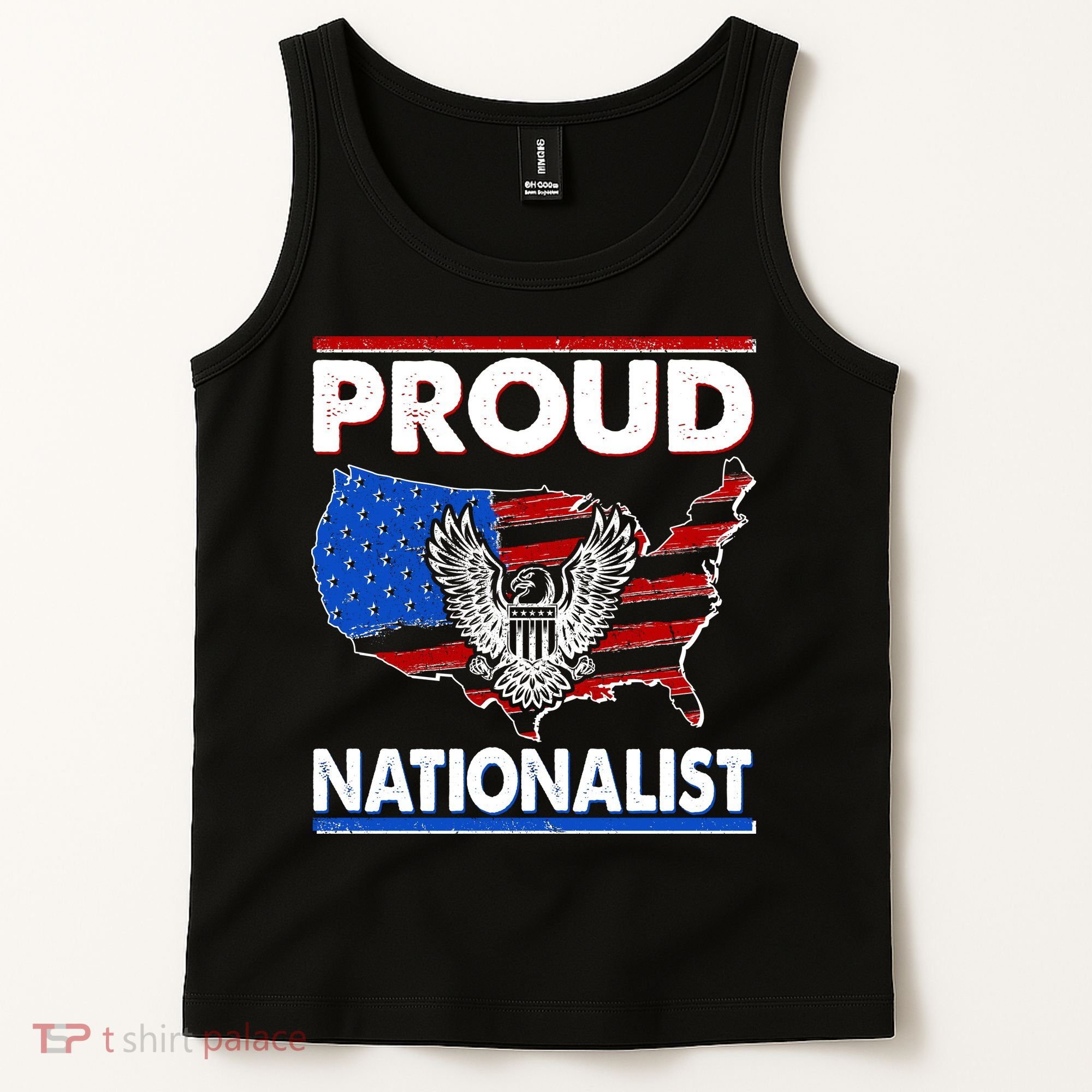 USA Proud Nationalist  Tank Top