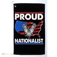 USA Proud Nationalist  Golf Towel thumb 0