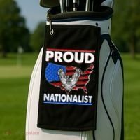 USA Proud Nationalist  Golf Towel thumb 2