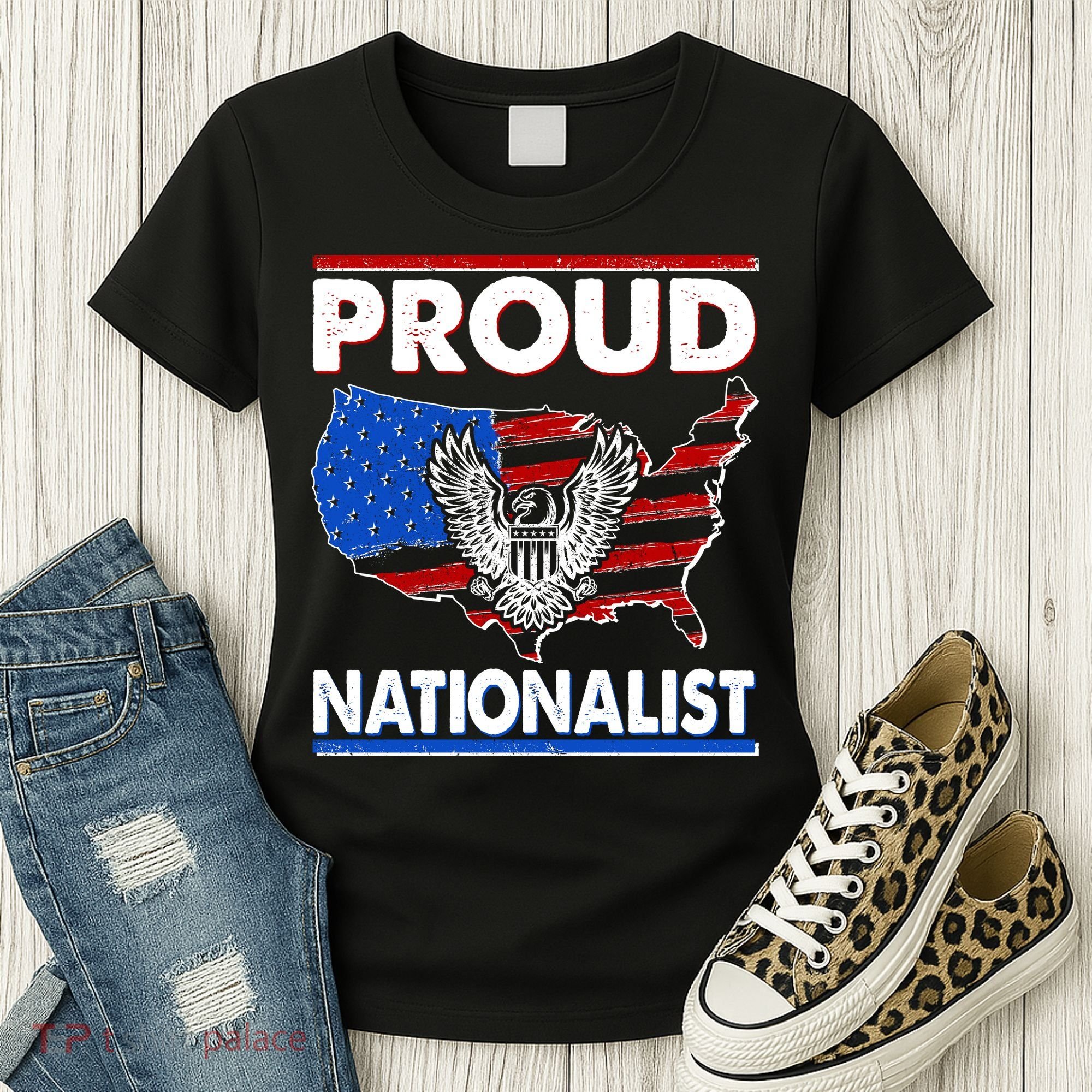 USA Proud Nationalist  Women's T-Shirt