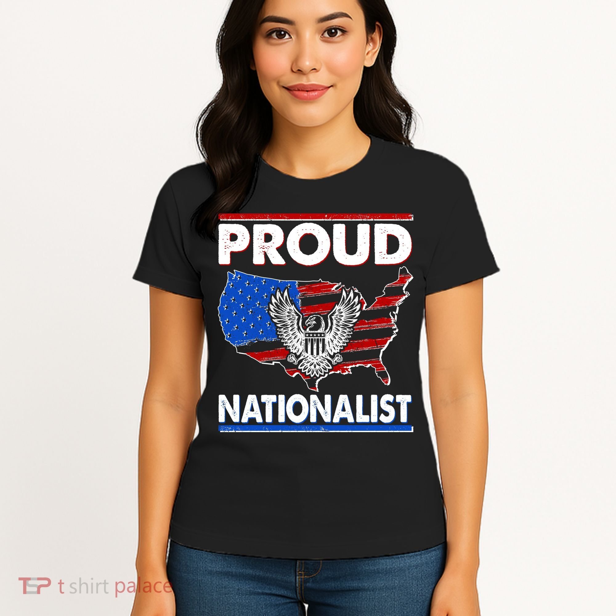 USA Proud Nationalist  Women's T-Shirt