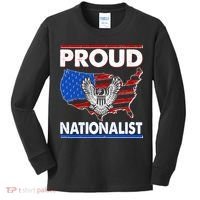 USA Proud Nationalist  Kids Long Sleeve Shirt thumb 0