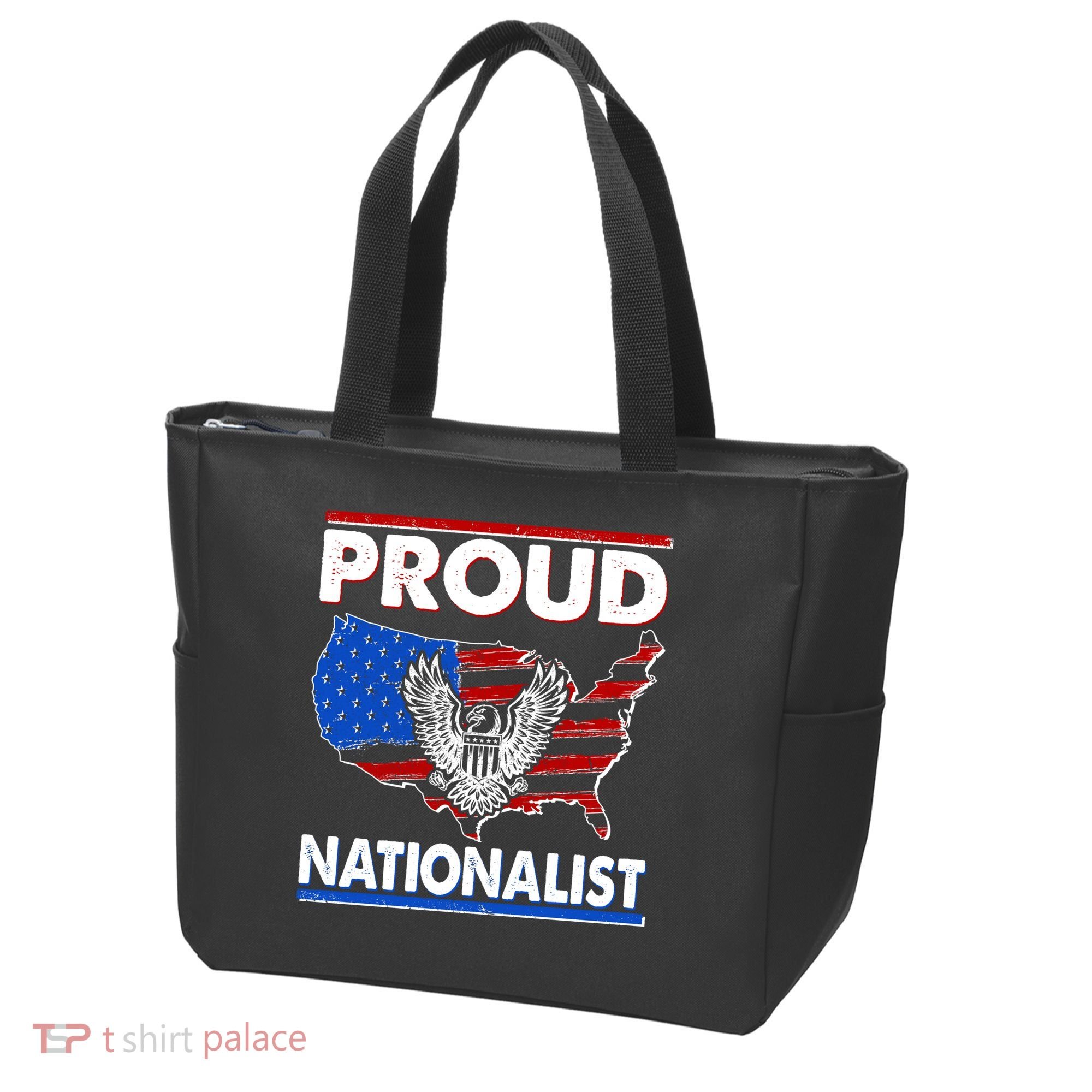 USA Proud Nationalist  Tote Bag