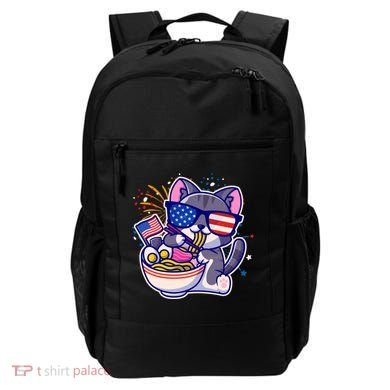USA Ramen Bowl Kitty America Backpack