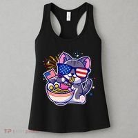 USA Ramen Bowl Kitty America Women's Tank Top thumb 3