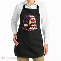 USA Red White And Blue Bald Eagle Apron thumb 2