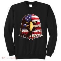 USA Red White And Blue Bald Eagle Sweatshirt thumb 0