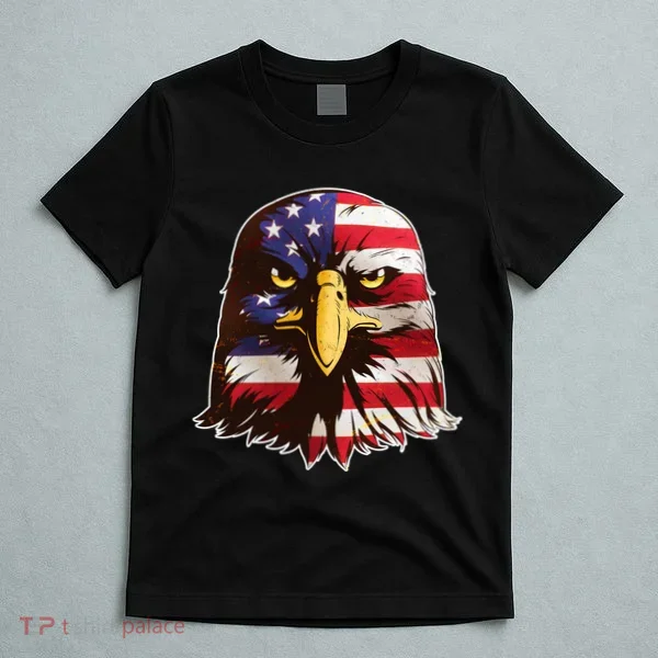 USA Red White And Blue Bald Eagle T-Shirt