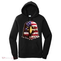 USA Red White And Blue Bald Eagle Women's Hoodie thumb 0