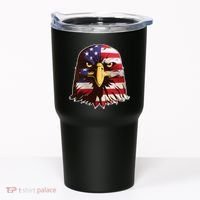 USA Red White And Blue Bald Eagle Tumbler thumb 0