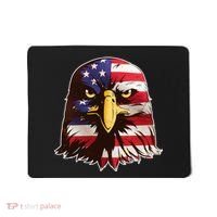 USA Red White And Blue Bald Eagle Mousepad thumb 0