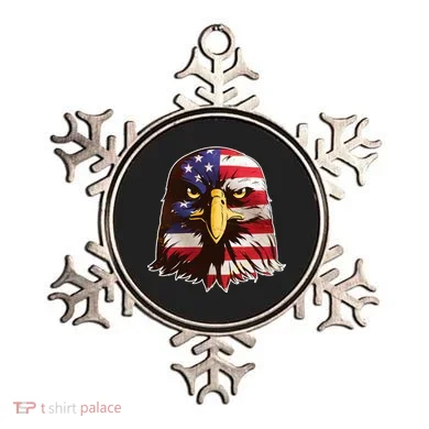 USA Red White And Blue Bald Eagle Ornament
