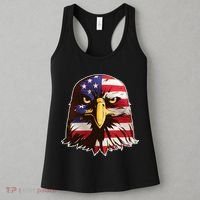 USA Red White And Blue Bald Eagle Women's Tank Top thumb 3