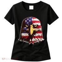 USA Red White And Blue Bald Eagle Women's T-Shirt thumb 0
