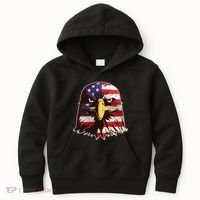 USA Red White And Blue Bald Eagle Kids Hoodie thumb 0