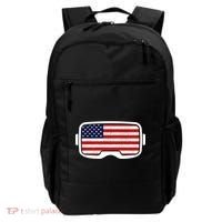 USA Retro Video Game Flag Backpack thumb 0