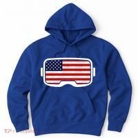 USA Retro Video Game Flag Hoodie thumb 0