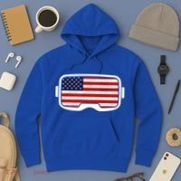 USA Retro Video Game Flag Hoodie thumb 3