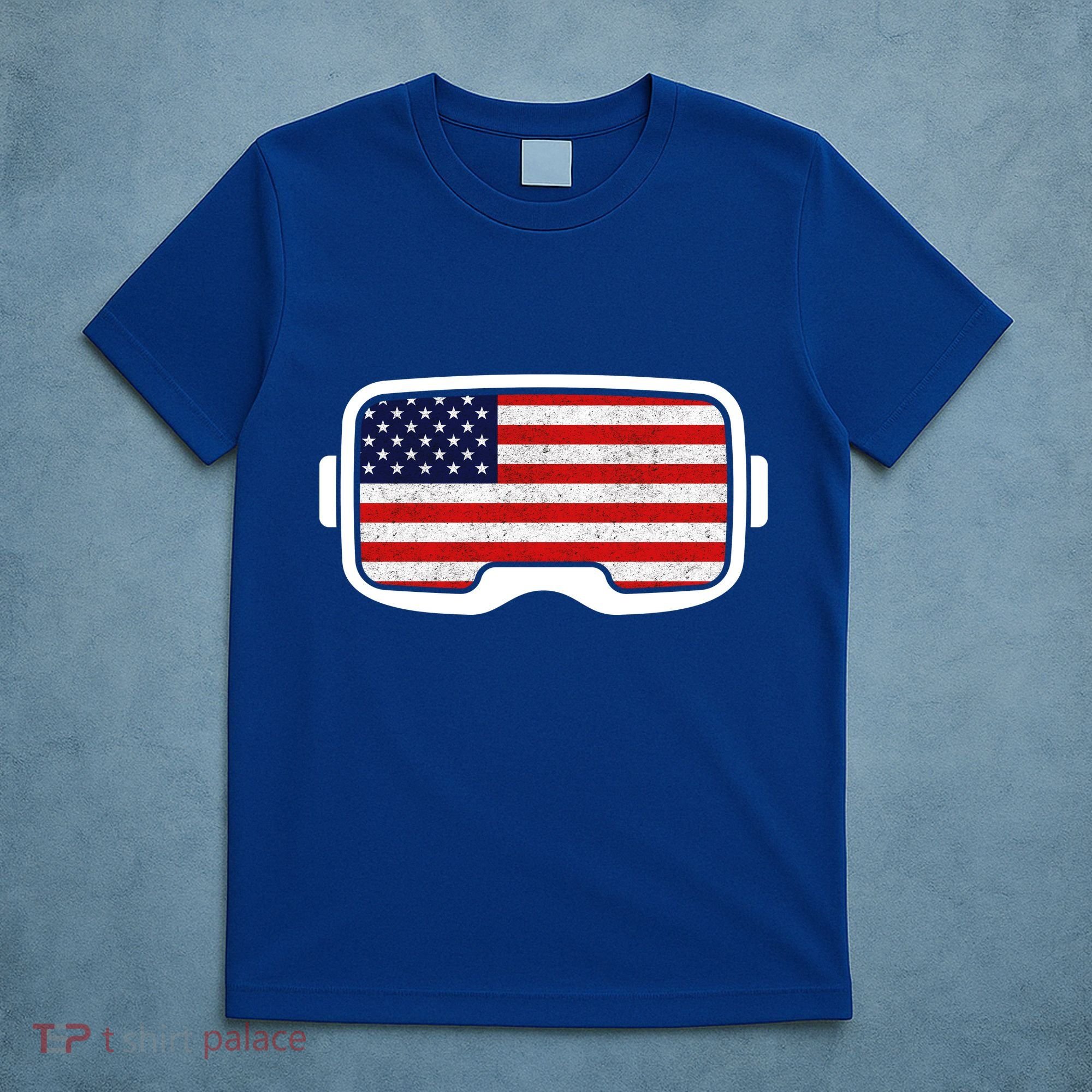 USA Retro Video Game Flag T-Shirt