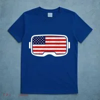 USA Retro Video Game Flag T-Shirt thumb 5