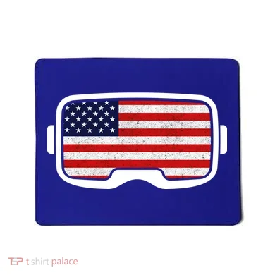 USA Retro Video Game Flag Mousepad