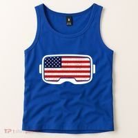 USA Retro Video Game Flag Tank Top thumb 2